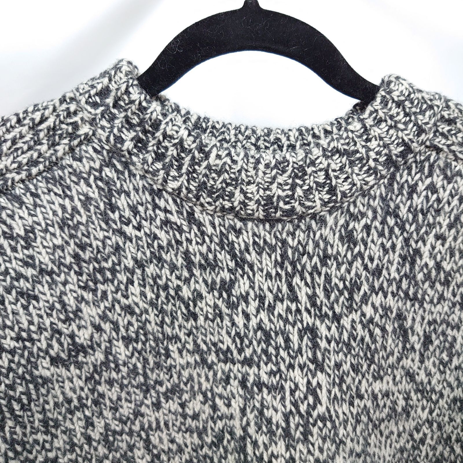 hyke クルーネックニットワンピース ハイク サイズ1 バックスリット