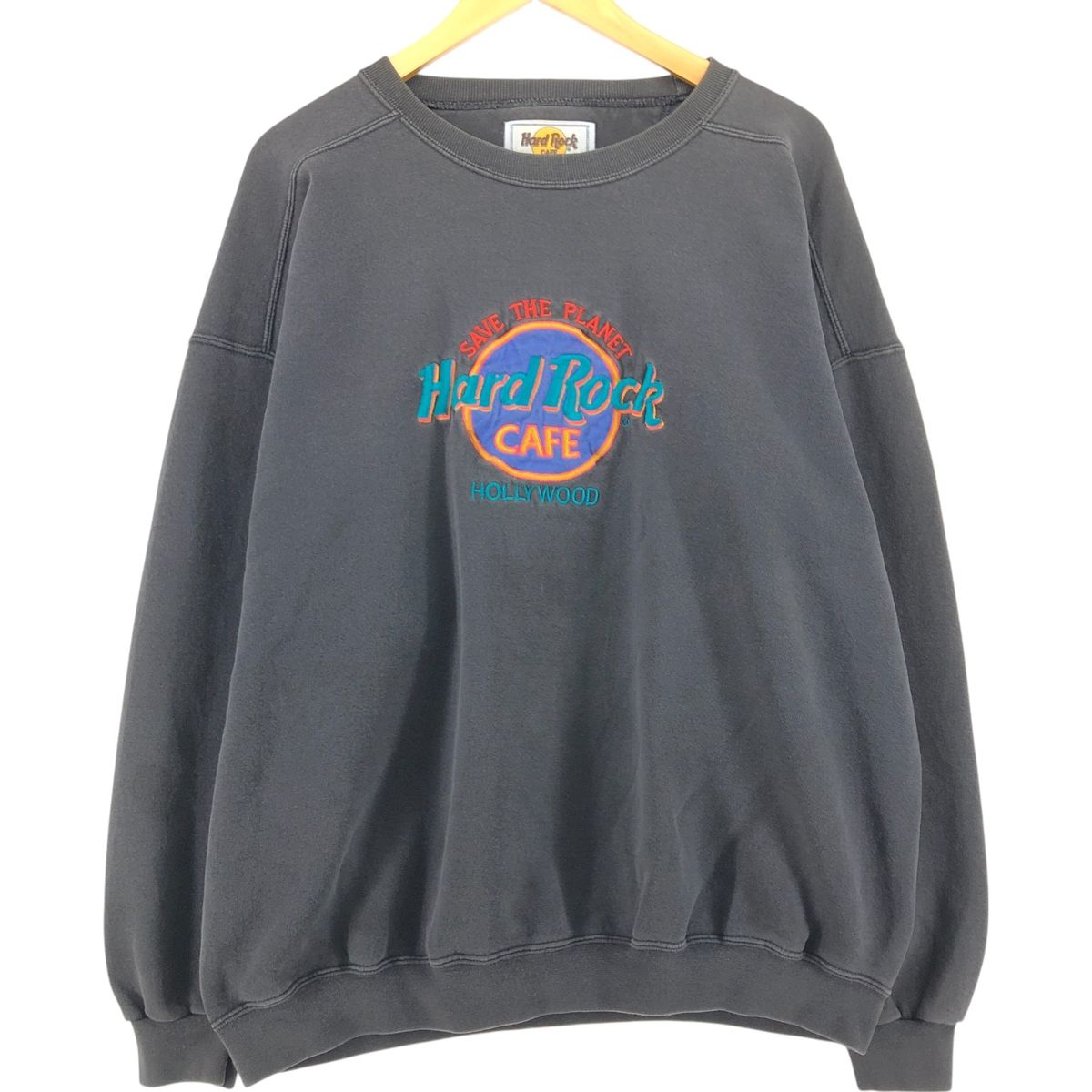 古着 90年代 Hard Rock CAFE ハードロックカフェ アドバタイジング スウェットシャツ トレーナー メンズXL相当|eaa534002