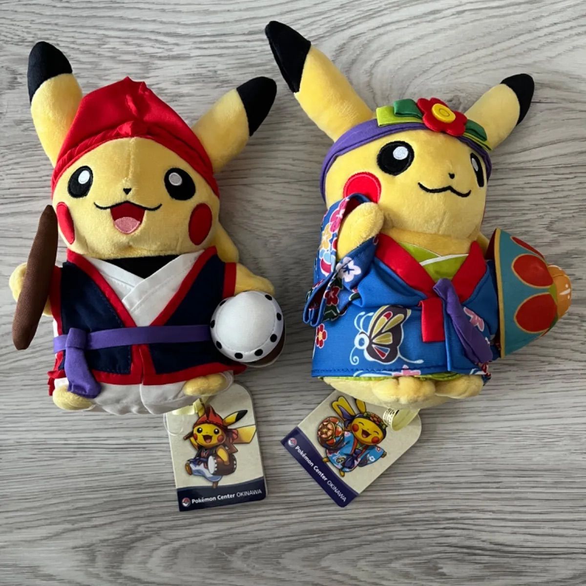 新品 タグ ポケモンセンターオキナワ エイサーピカチュウ 琉舞