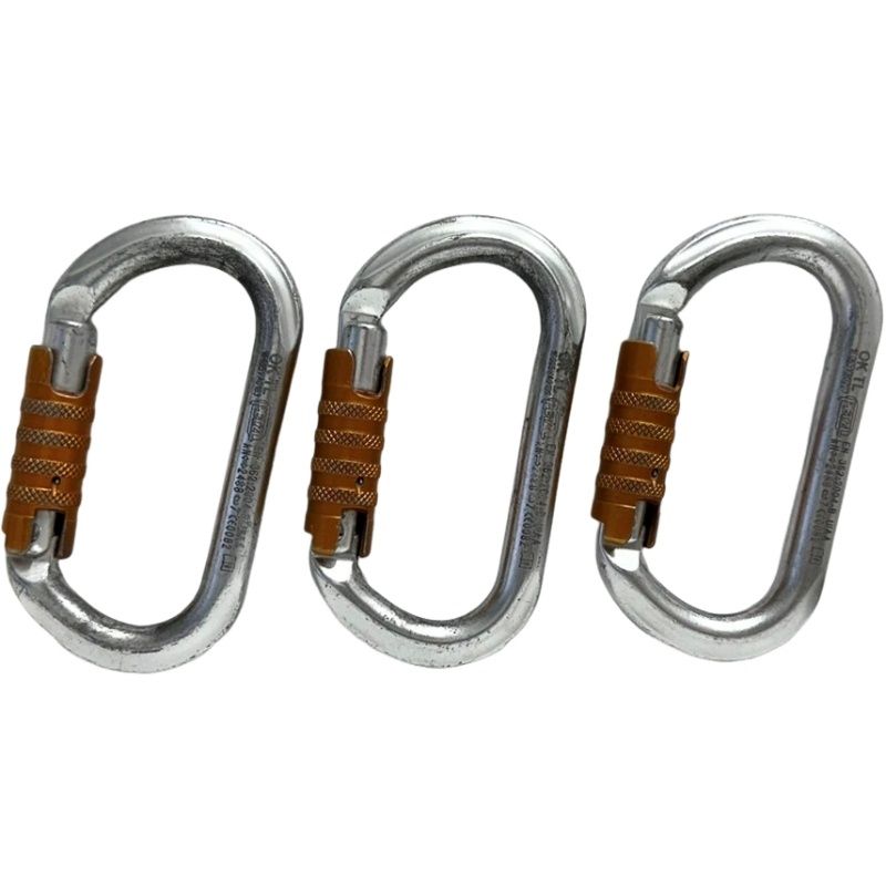 PETZL ペツル OK オーケー M33A TL オーバル型 アルミニウム カラビナ 3点セット 32506R8