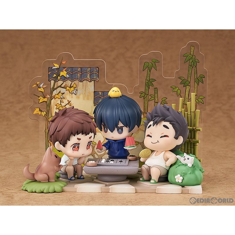 GOOD SMILE COMPANY - &amp;#21555;邪&amp;張起霊&amp;王胖子(ごじゃ&amp;ちょうきれい&amp;わんぱんずー) 雨村拾趣Ver. 盗墓筆記(とうぼひっき) 完成品 フィギュア グッドスマイルアーツ上海/グッドスマイルカンパニー 吳邪&張起霊&王胖子 雨村拾趣Ver.