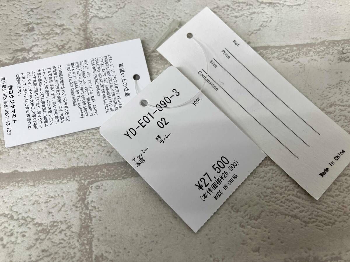 Y s YD-E01-090-3 ワイズ スリッポン ブラック レディース サイズ2 ドメスティック モード KIN-KAAI_COM