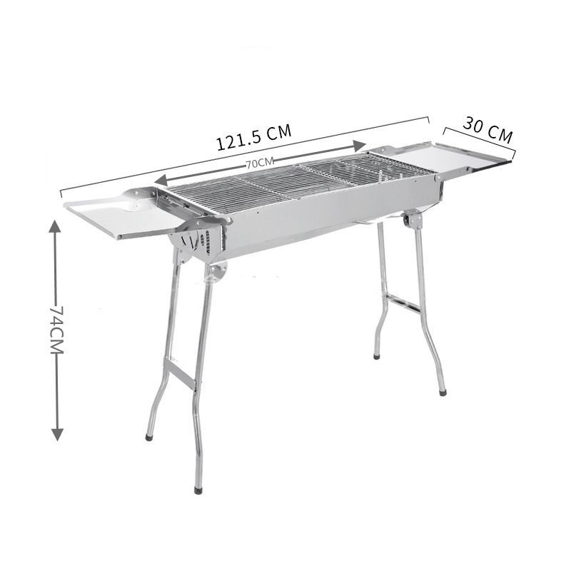 アウトドア折りたたみバーベキューグリル BBQ炭焼き 家庭用 大号加厚不 !-利用不可文字-! 鋼バーベキューコンロ 注目シリーズ ZZ520 OLIVEOS_COM_TR