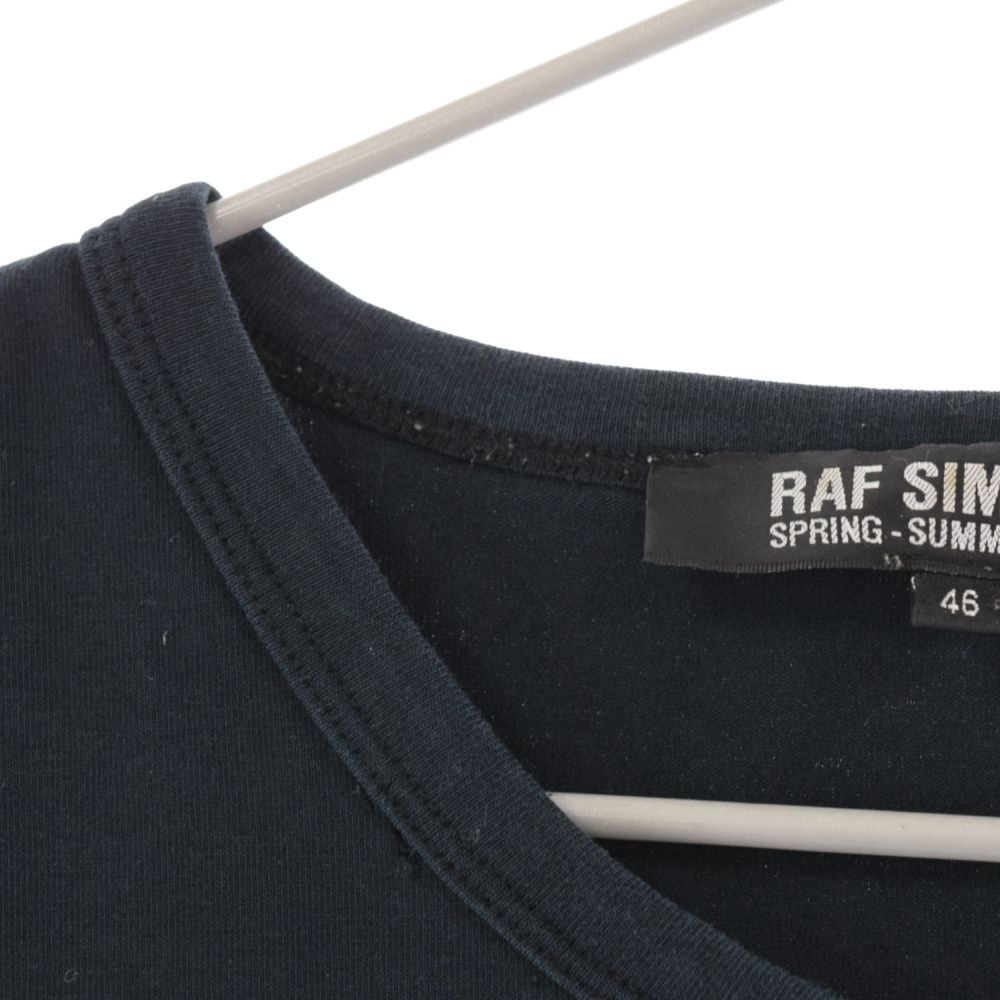 raf simons archive 05ss タンクトッププリント 黒 赤 RAF SIMONS（T