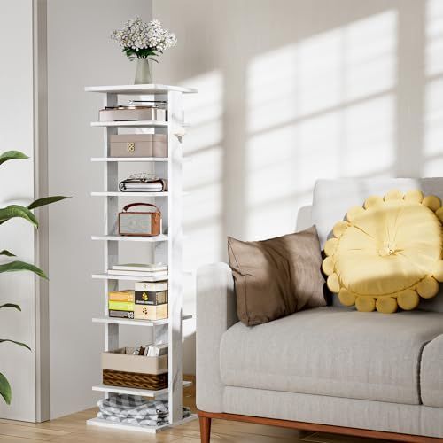 ☆Frylr シューズラック 省スペース 大理石柄 木製 120㎝ ホワイト