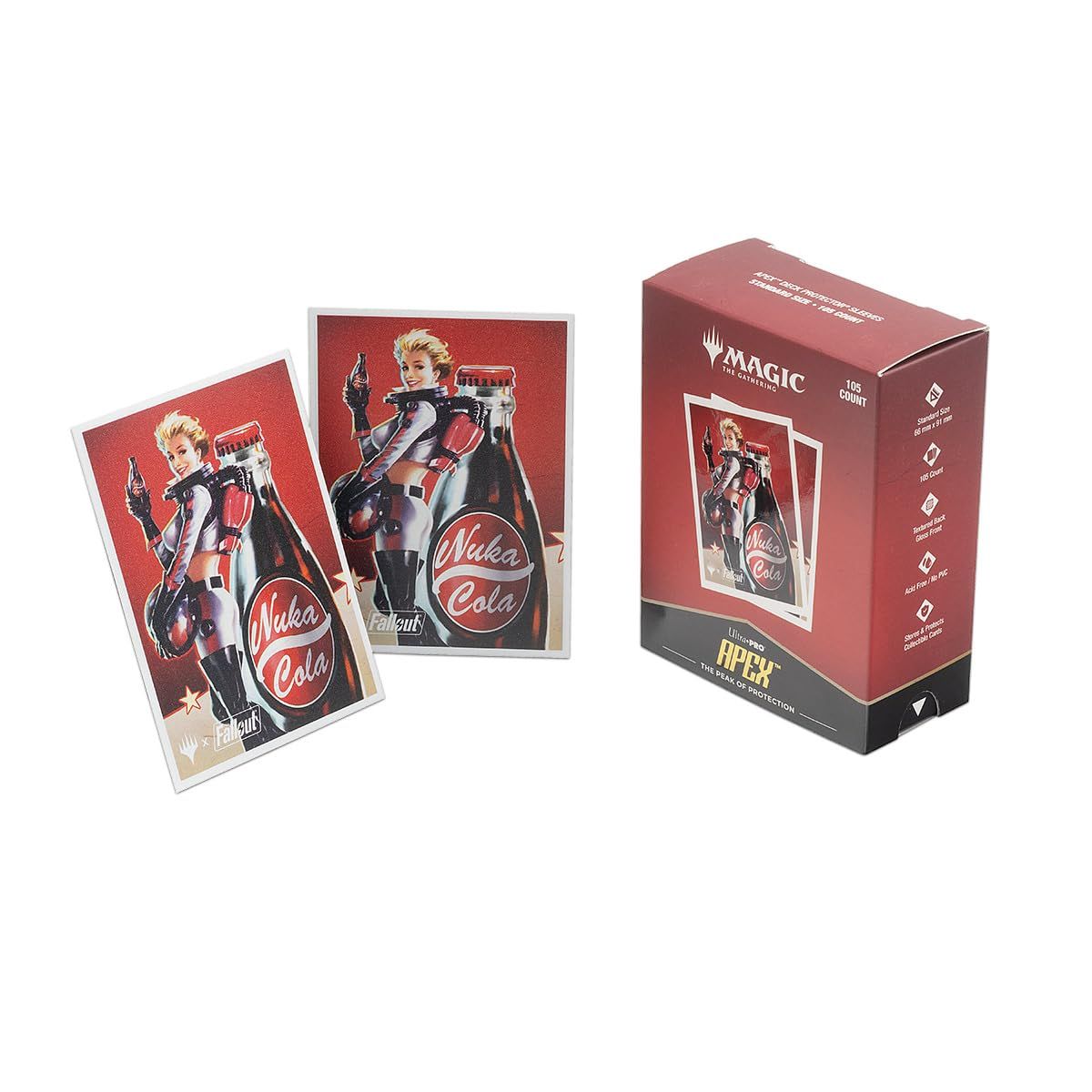 Fallout ヌカコーラ スリーブ 105枚 未使用】MTG×Fallout ヌカ・コーラ ピンナップ スリーブ 105枚