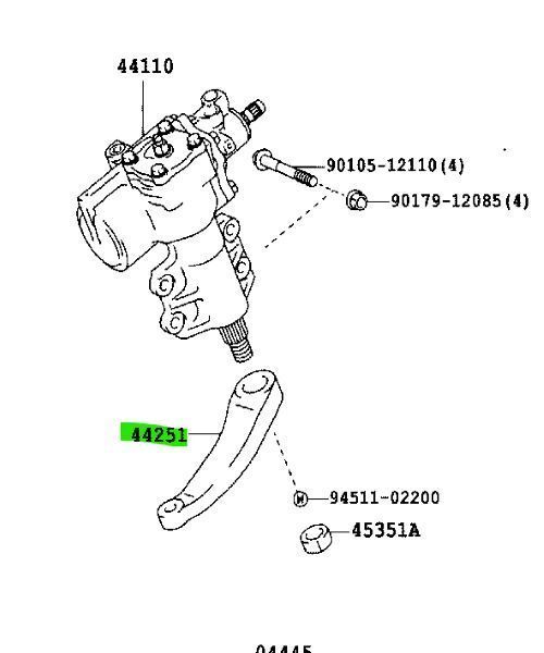 トヨタ 純正 ランドクルーザー 100 ピットマン アーム ARM PITMAN