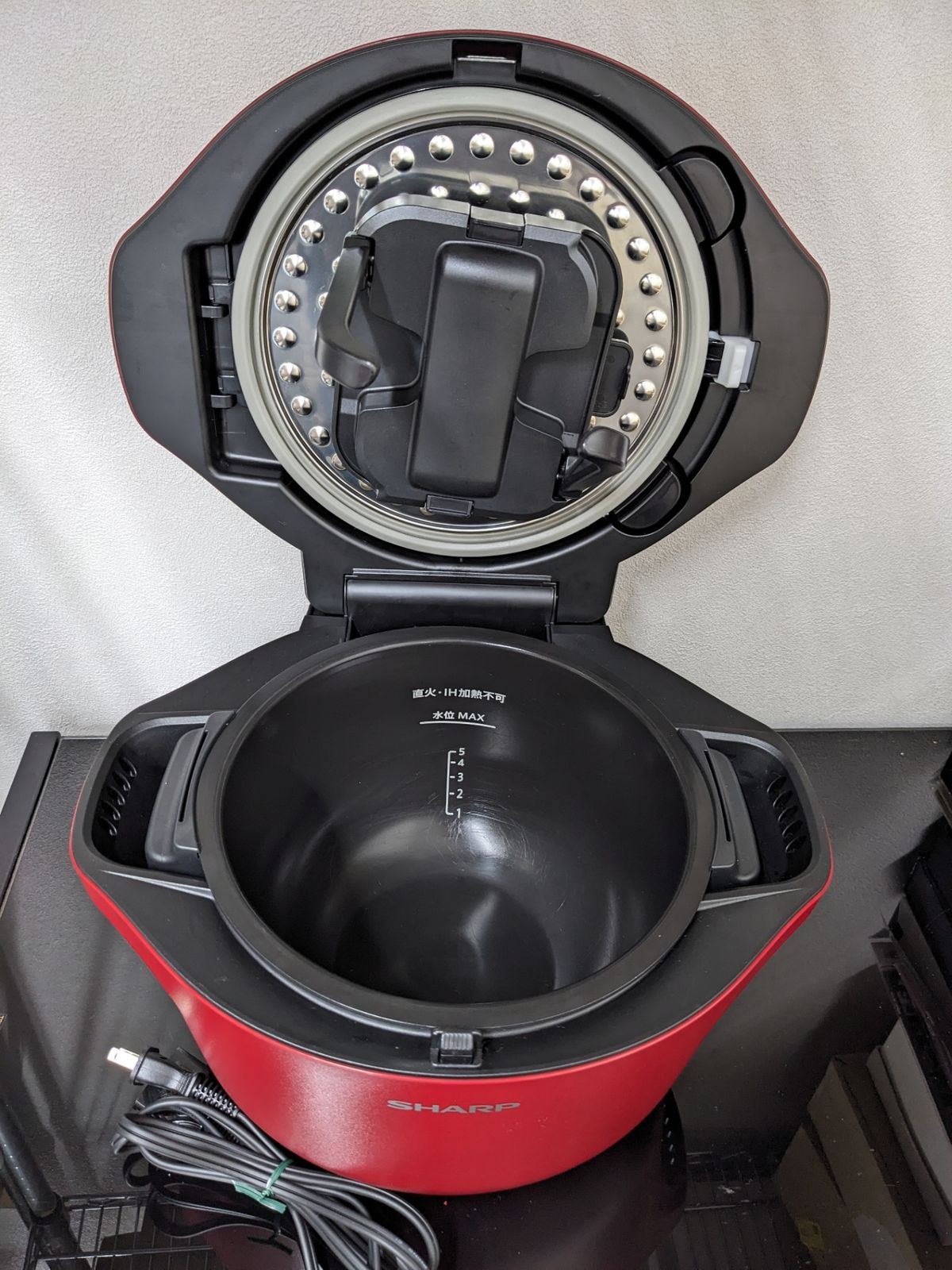 ヘルシオクック|シャープ|2021|KN-HW24G-R 蒸しトレイ