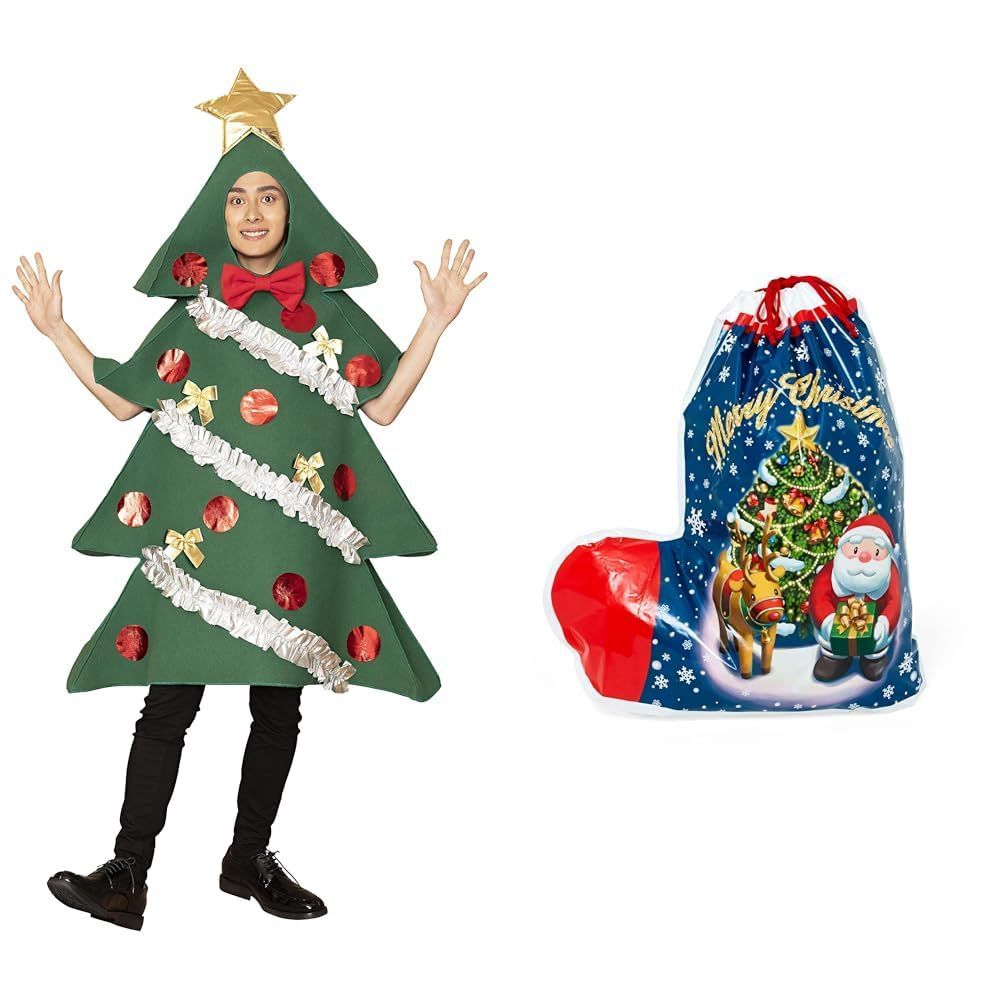 【人気商品】659703 SANRIO プレゼント くつ下 3Lサイズ ソックスバッグ サンタ ラッピング袋 クリスマス サンリオ + ブラック 女の子 150cm ジュニア キッズ ルージュレオパード ハロウィン コス