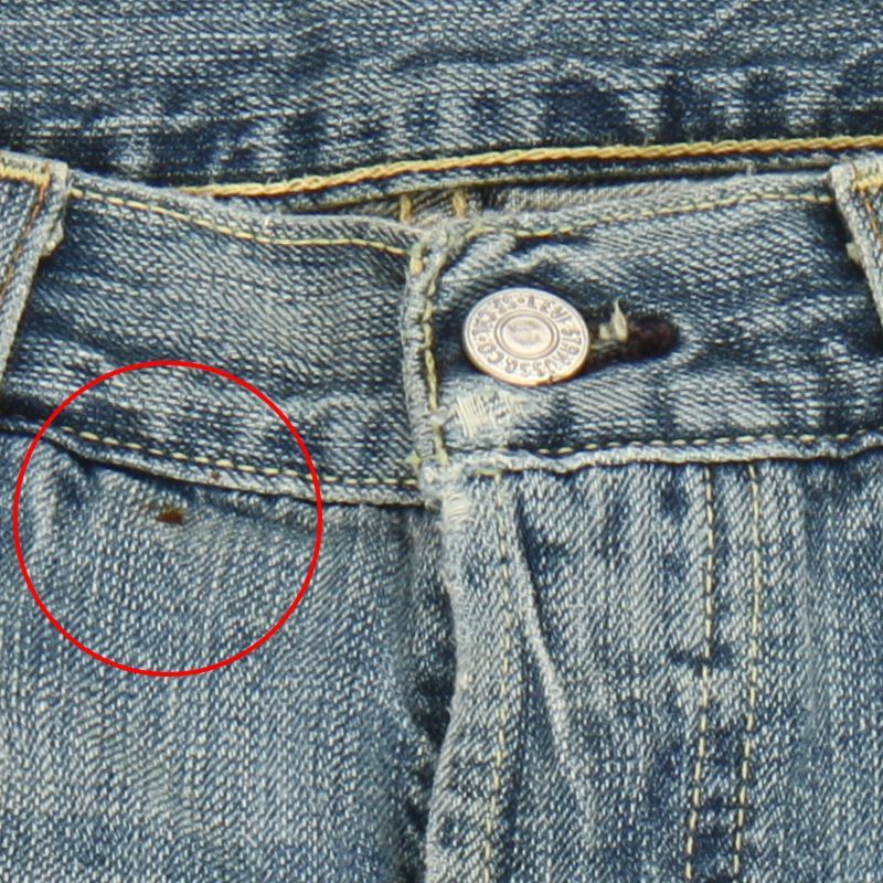 LEVI'S IRREGULAR 50501-2893 HOT 赤耳 セルビッチ リーバイス 501