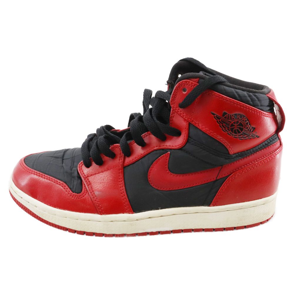 NIKE (ナイキ) JORDAN 1 RETRO HIGH STRAP Gym Red エアジョーダン1 レトロ ハイカットスニーカー ストラップ ジム  レッド US8.5/26.5cm 342132-001 - メルカリ