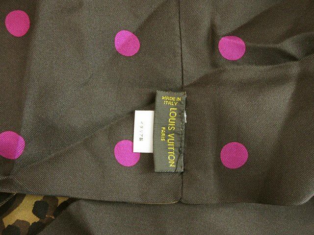 ルイヴィトン LOUIS VUITTON スカーフ リバーシブル ツイスト