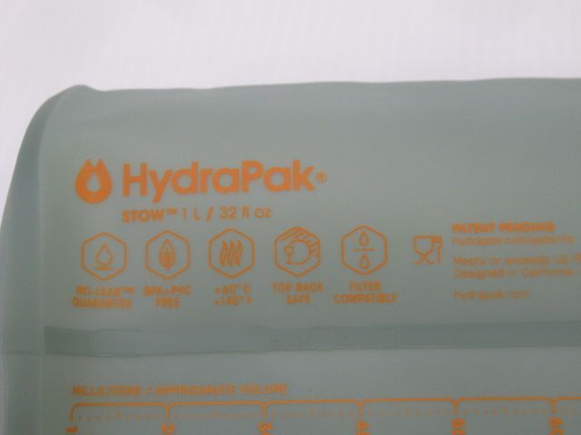 HydraPak ハイドラパック / STOW 1L (ストウボトル 1L)