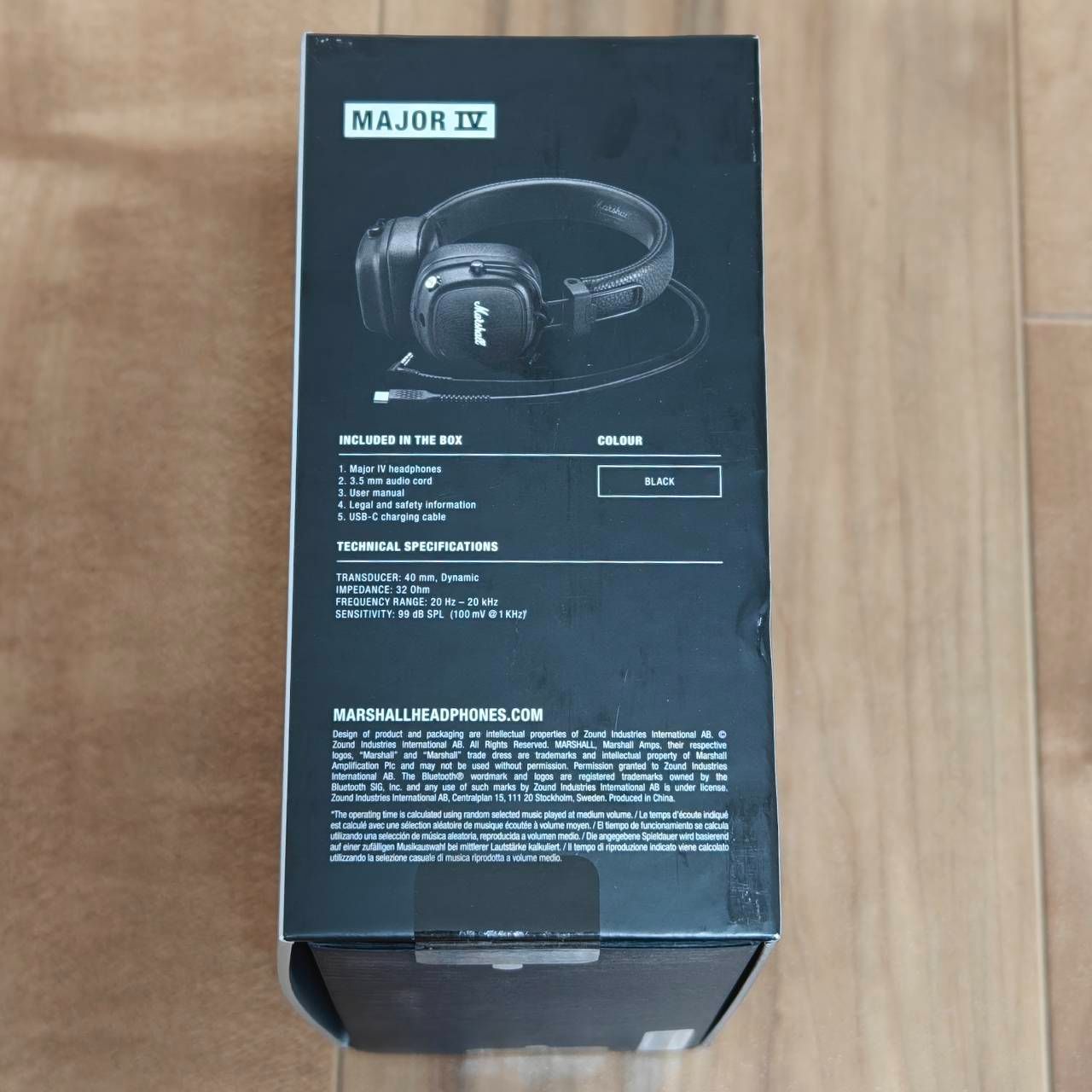 Marshall Major IV ワイヤレスヘッドフォン　正規品　並行輸入品 Marshall Major IV ワイヤレスヘッドフォン 正規品 並行輸入品