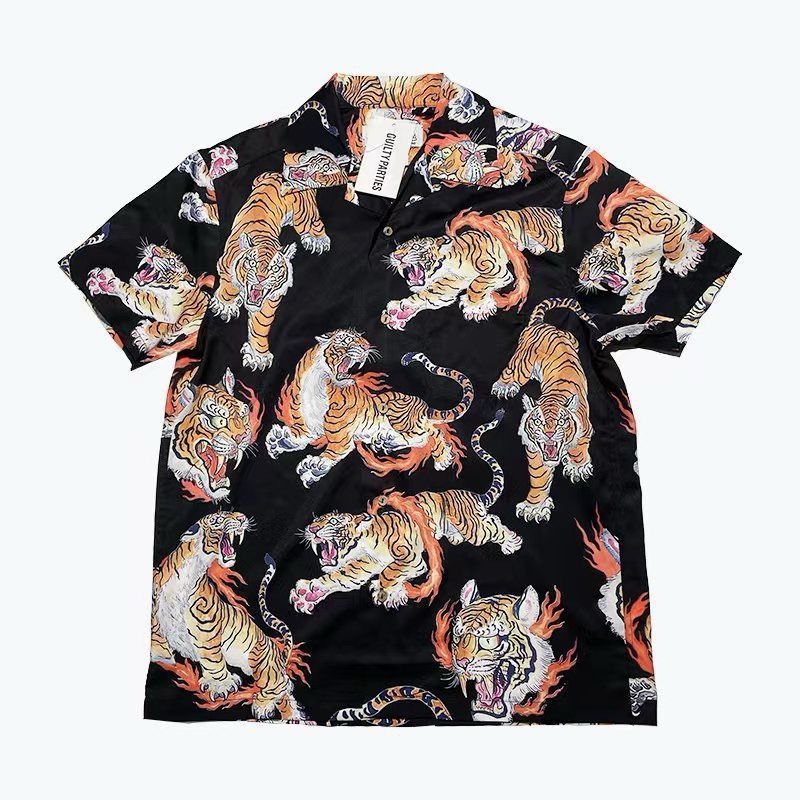 ✨極美品✨ WACKO MARIA (ワコマリア) TIM LEHI S/S ハワイアンシャツ 半袖シャツ