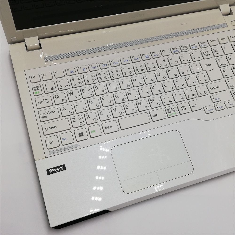 赤字覚悟 Wi-Fi有 富士通 ノートパソコン FMV AH45/J ホワイト 中古