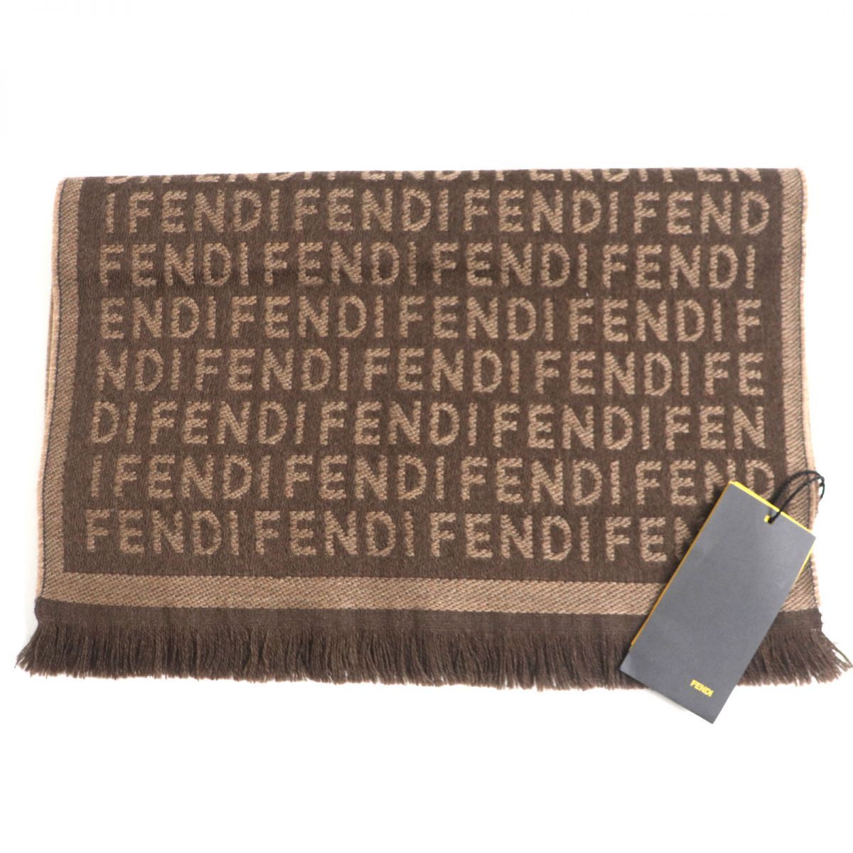 FENDI マフラー イタリー製 ウール100% - マフラー