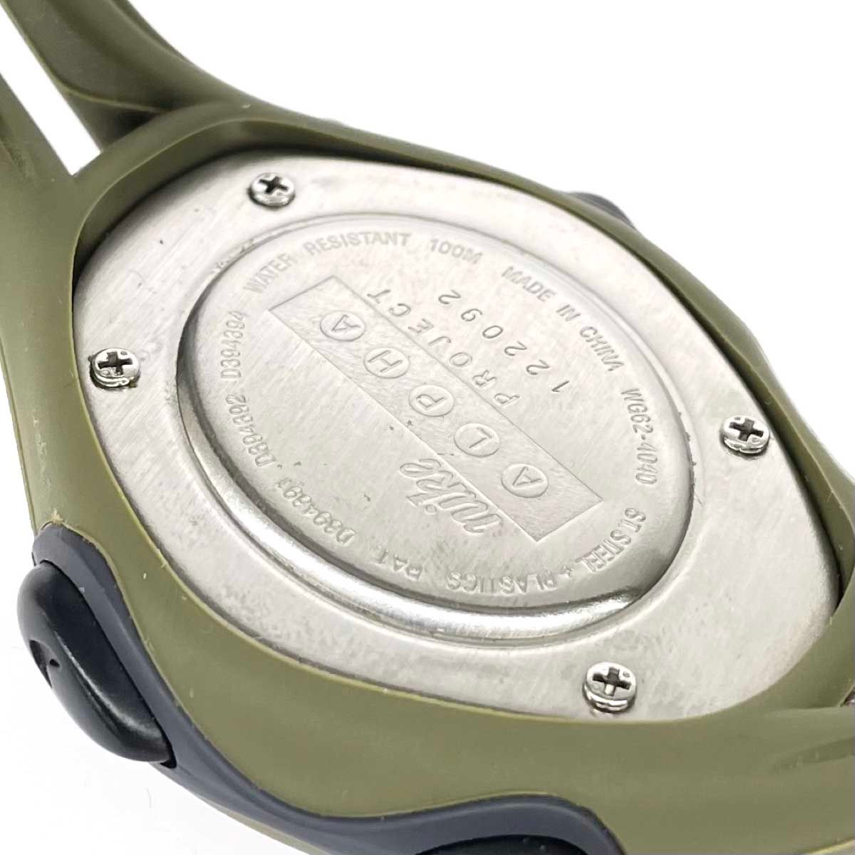 NIKE ナイキ 腕時計 WG62-4040 カーキ デジタル シリコン