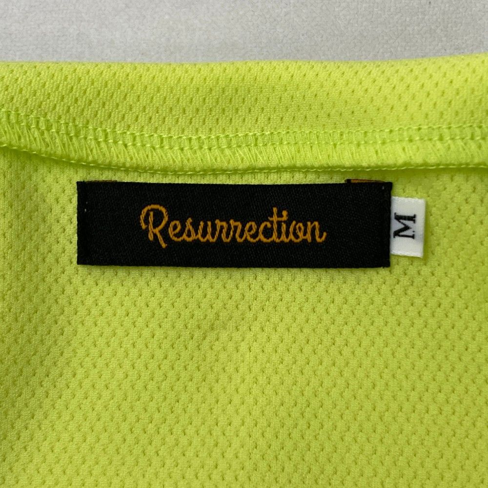 Resurrection（レザレクション）ハーフジップタグ付き サイズ：M RESURRECTION レザレクション ハーフジップ 半袖Tシャツ