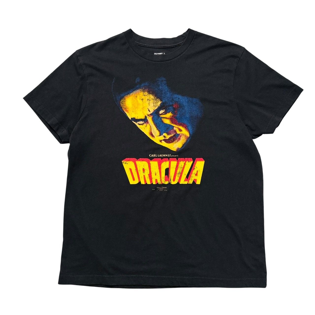L】00s OLD NAVY DRACULA ドラキュラ ホラー Tシャツ 映画