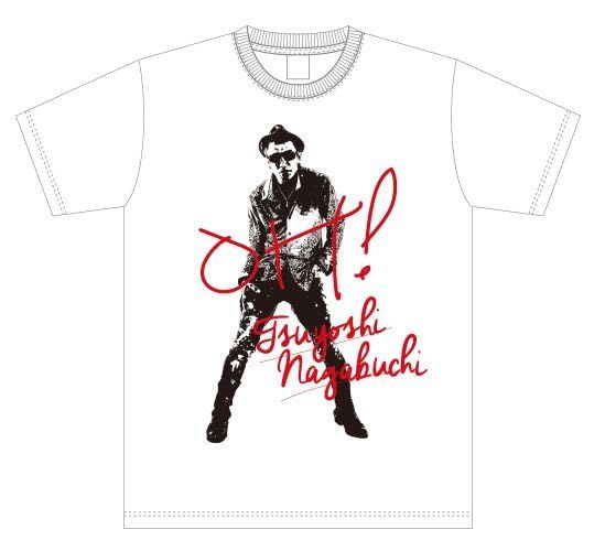 長渕剛 Tsuyoshi Nagabuchi Concert Tour 2025 OH! グッズ Tシャツ 白 ビジュアル L L