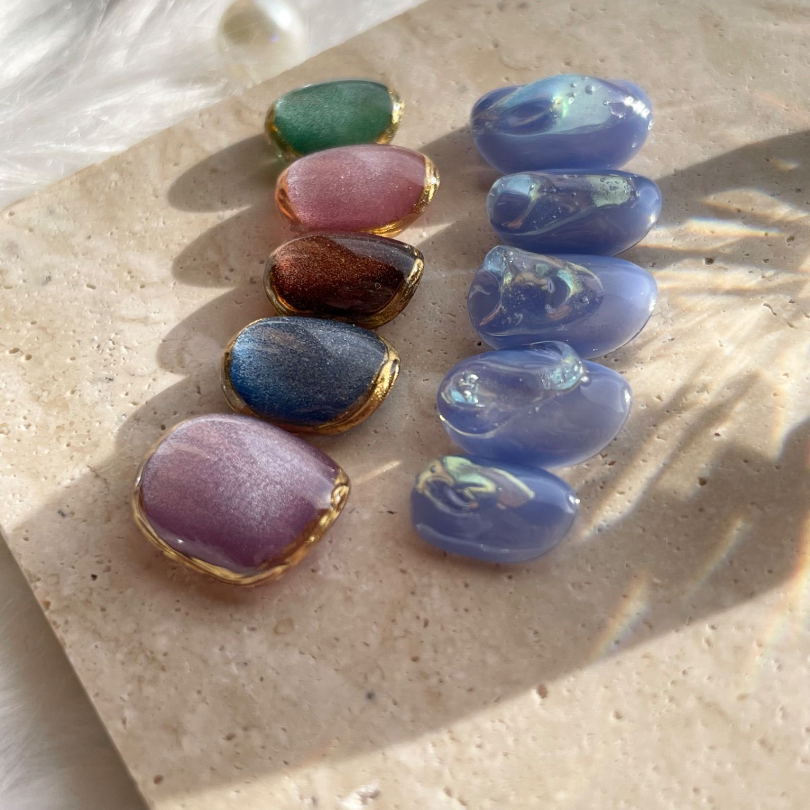 ネイルチップニュアンスマグネットマーメイド幻想ぷっくりオーロラ934 ネイルチップニュアンスマグネットマーメイド幻想ぷっくり