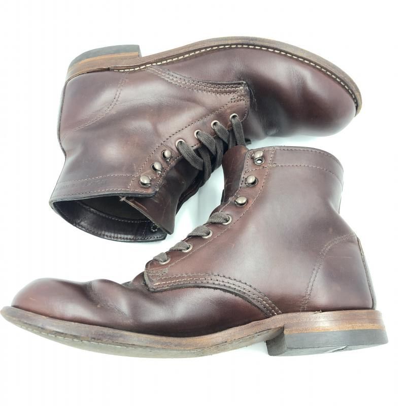中古】WOLVERINE 1000マイルブーツ ブラウン サイズ9 △カカト減[24 