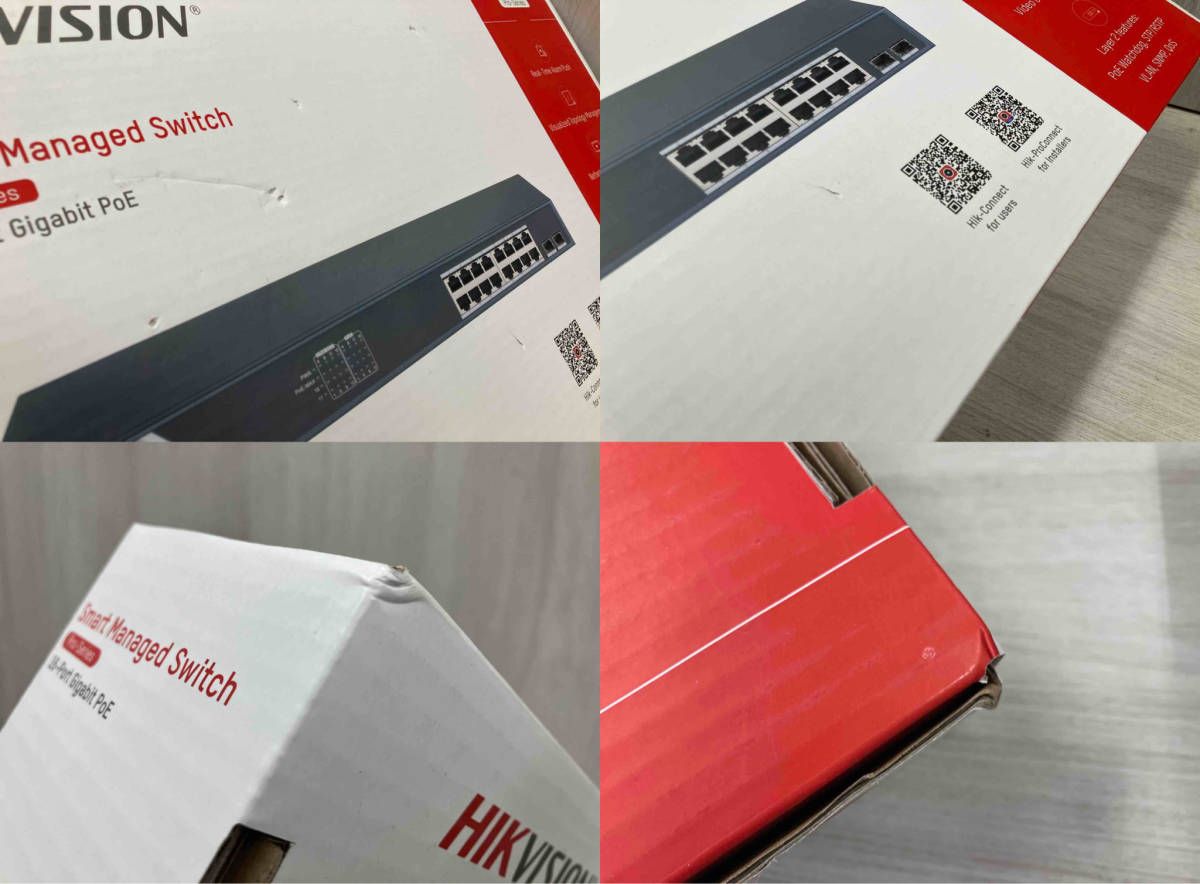 現状品】 HIK VISION Smart Managed Switch ハブスイッチ DS