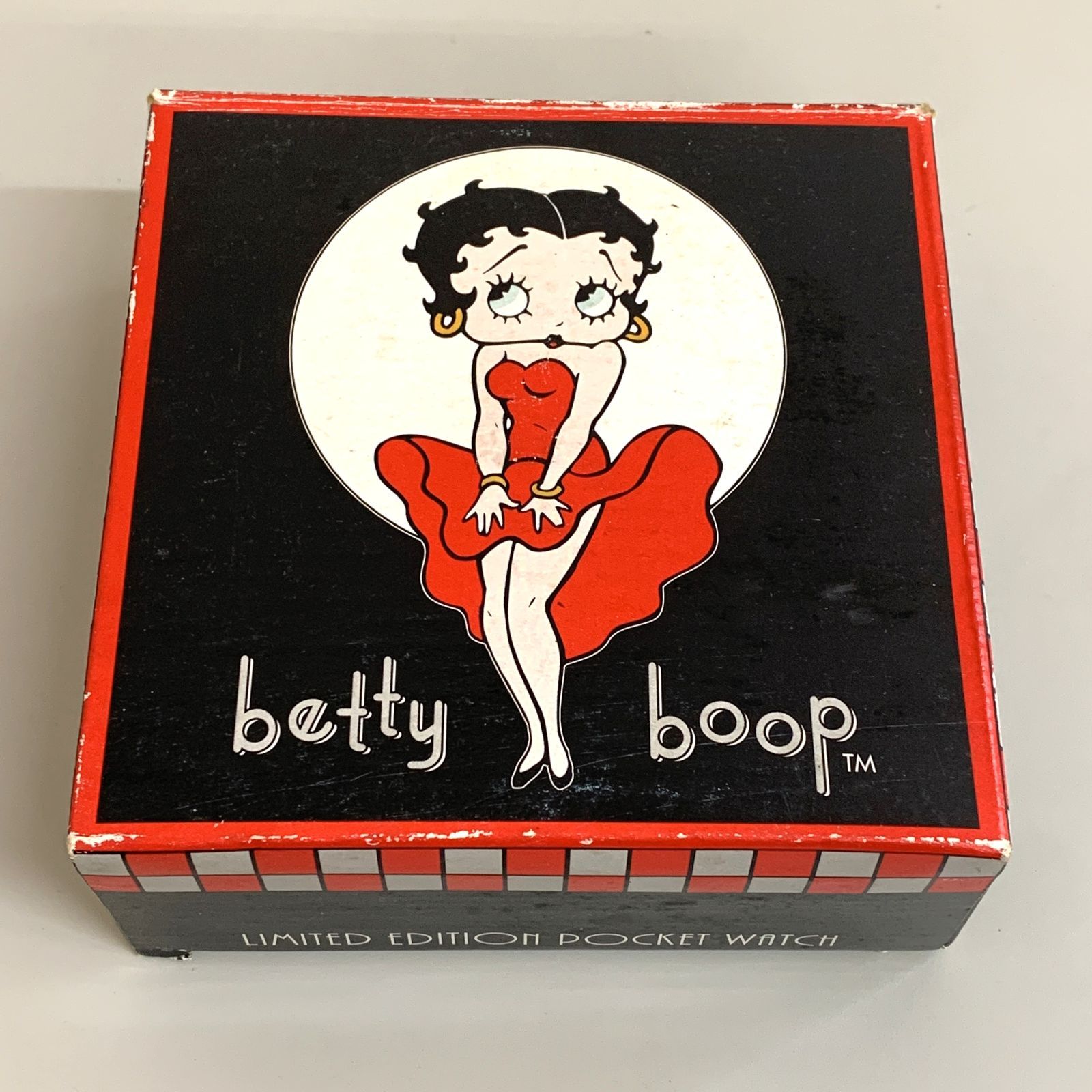 GT1【ジャンク品】FOSSIL Betty Boop ベティ・ブープ 懐中時計