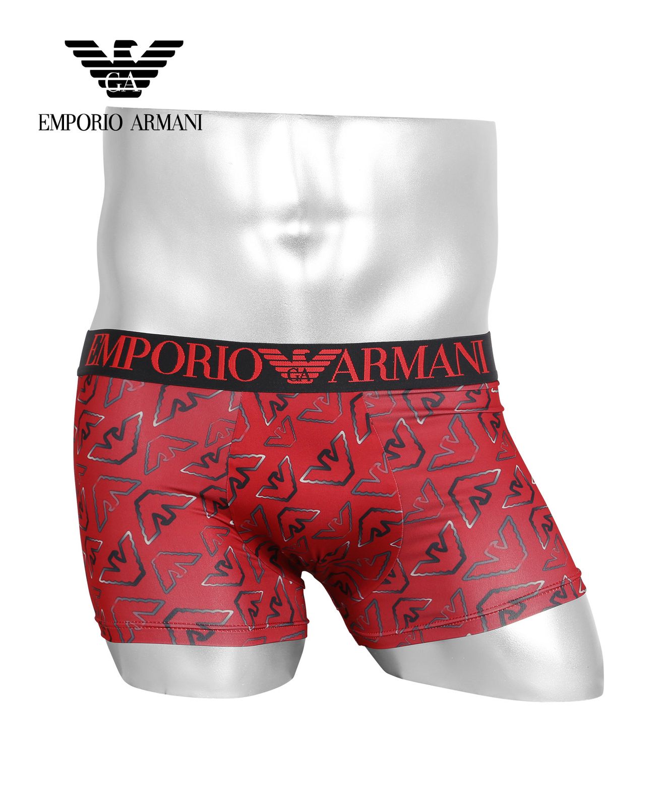 並行輸入 ALL OVER EAGLE MICROFIBER メンズ ボクサーパンツ 516775 レッドイーグル