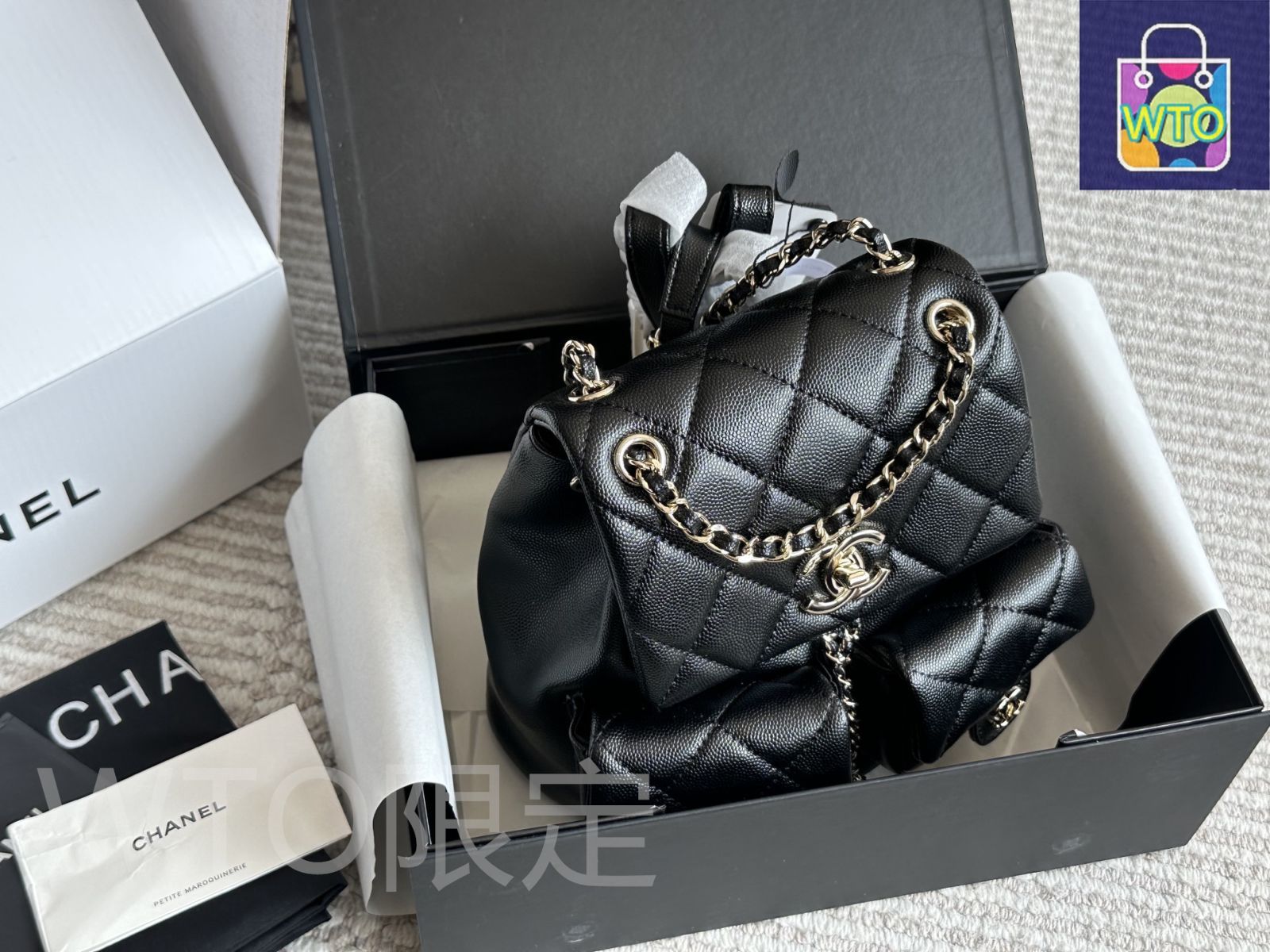 【便利さ抜群♪】CHANEL  Duma バッグパック CHANEL DUMA デュマ バックパック ブラック AS2908 (CHANEL