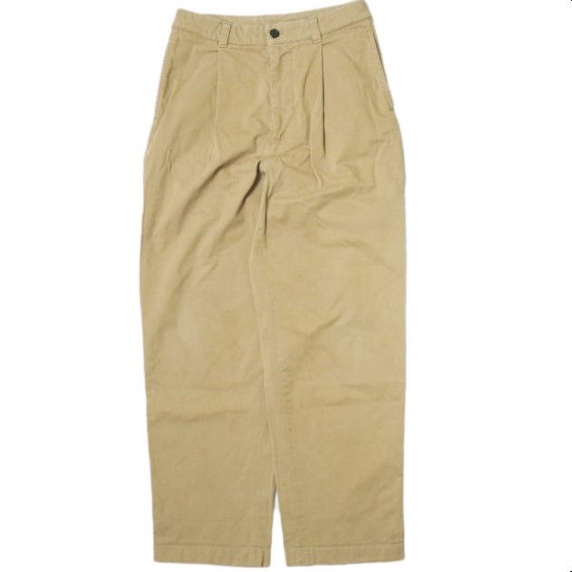 Acne Studios アクネストゥディオズ WIDE LEG TORUSERS 1プリーツワイドトラウザーズ FN-MN-TROU000475 44 ベージュ チノパンツ テーパード ボトムス g14261