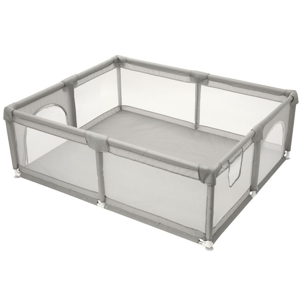 新品未使用ベビーサークル 大型 約180×150cm メッシュ 大きい[j2q1 ベビーサークル 大型 約180×150cm メッシュ 大きい ハイタイプ