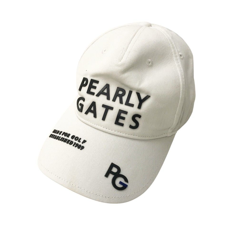 パーリーゲイツ キャップ ホワイト系 FR ゴルフウェア PEARLY