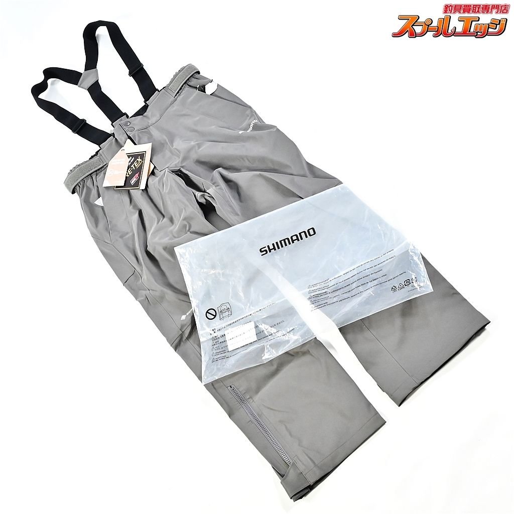 シマノ ゴアテックスプロ アングラーズシェルパンツ RA-002V チャコール サイズL レインウェア SHIMANO GORE-TEX K_060 e05905