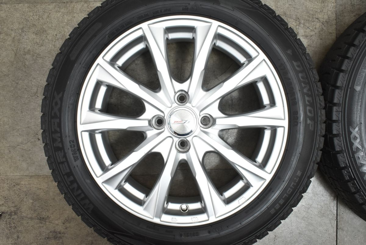 バリ溝 Weds JOKER 16in 6J 40 PCD100 ダンロップ ウィンターマックス WM02 175 60R16 アクア フィット ノート MAZDA2 デミオ FFCRYSTALESIA_COM