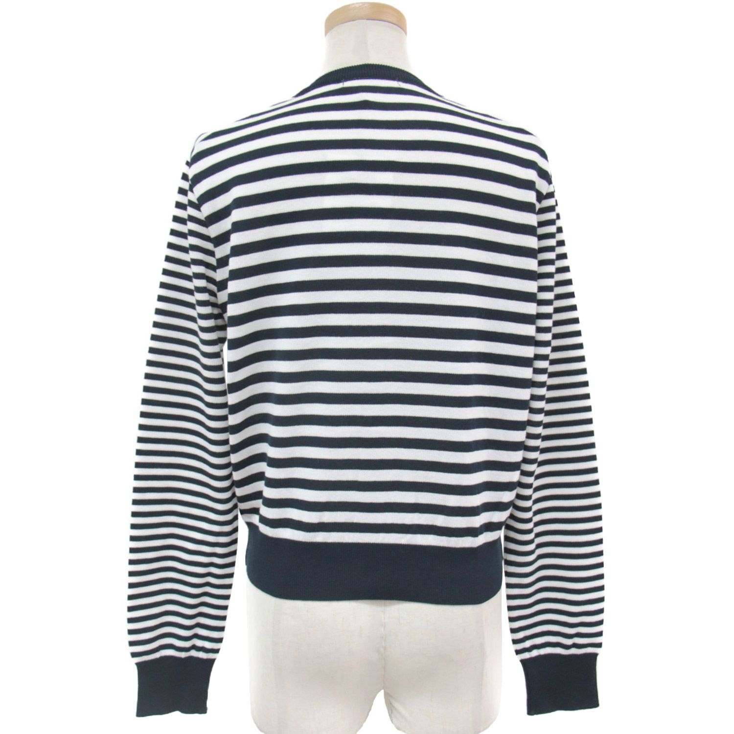 MACPHEE マカフィー ニット ホワイト ネイビー 白紺 サイズ:S(9号  