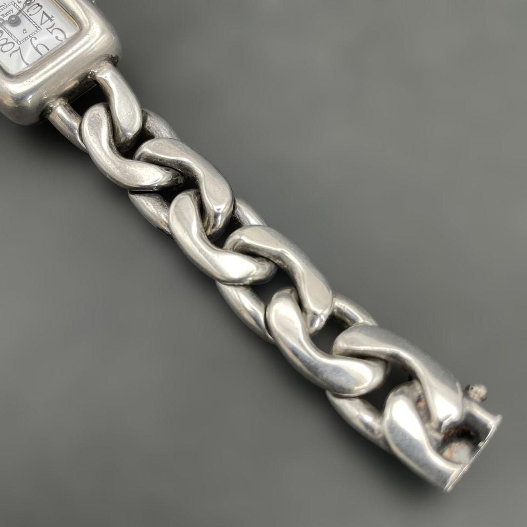 Obrey SOLID SILVER 純銀 チェーンブレスレットウォッチ