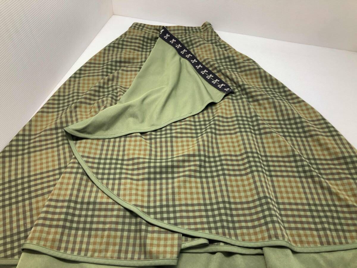 ロングスカート チェック柄