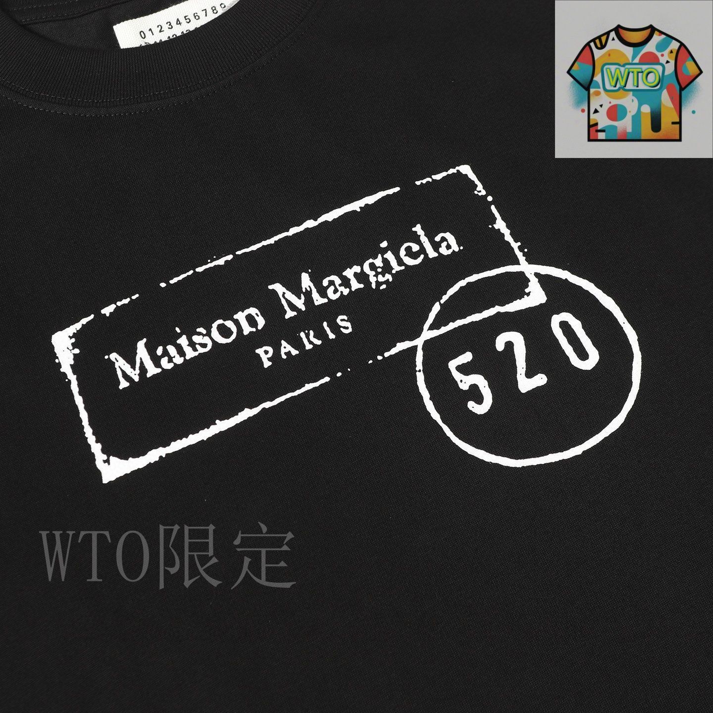 今日特価】MM6 Maison Margiela 520 Limited Letter T シャツ-3