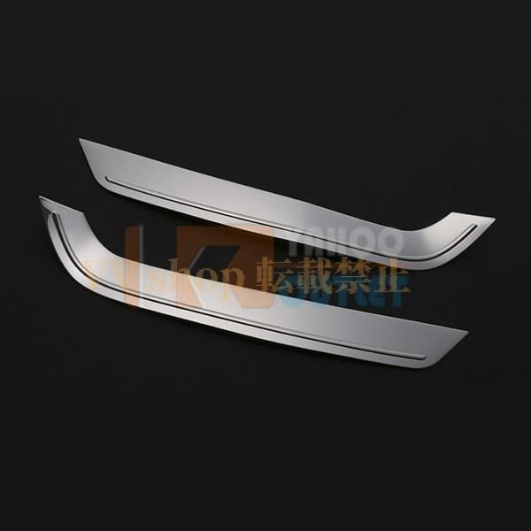 マツダ CX-5 2017年 フロントバンパーカバー ガーニッシュ ステンレス製 鏡面仕上げ メッキ カスタムパーツ 外装 2p 2824 BRIGHTFACE_UK