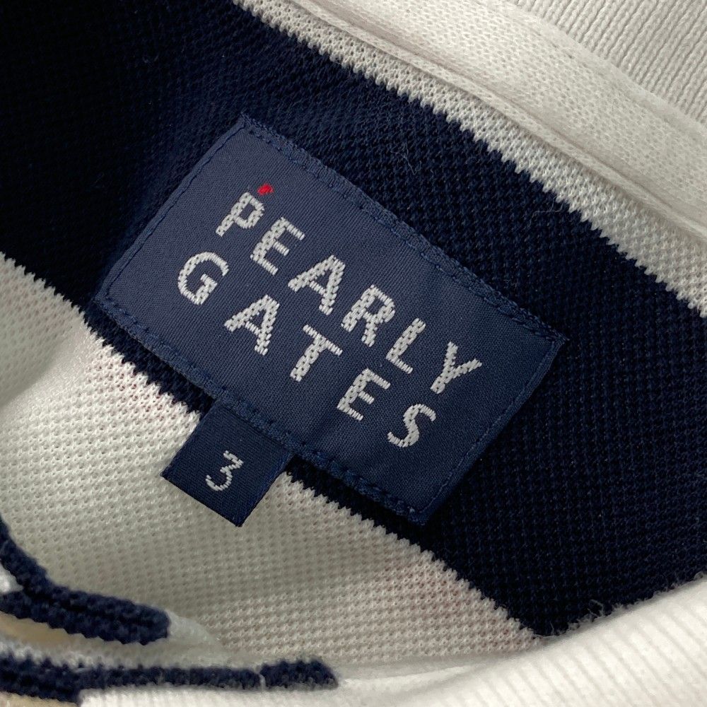 サイズ：3 PEARLY GATES パーリーゲイツ 半袖ポロシャツ ニコちゃん