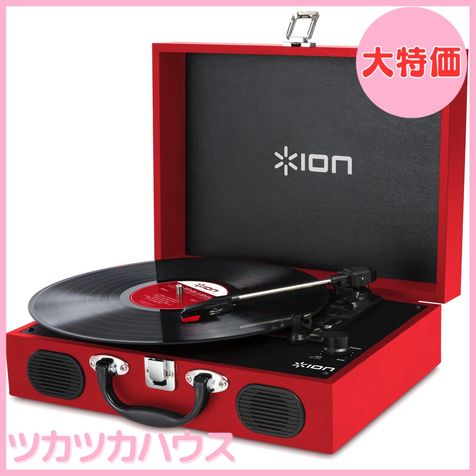 大特価】ION Audio(アイオンオーディオ) ポータブルレコード