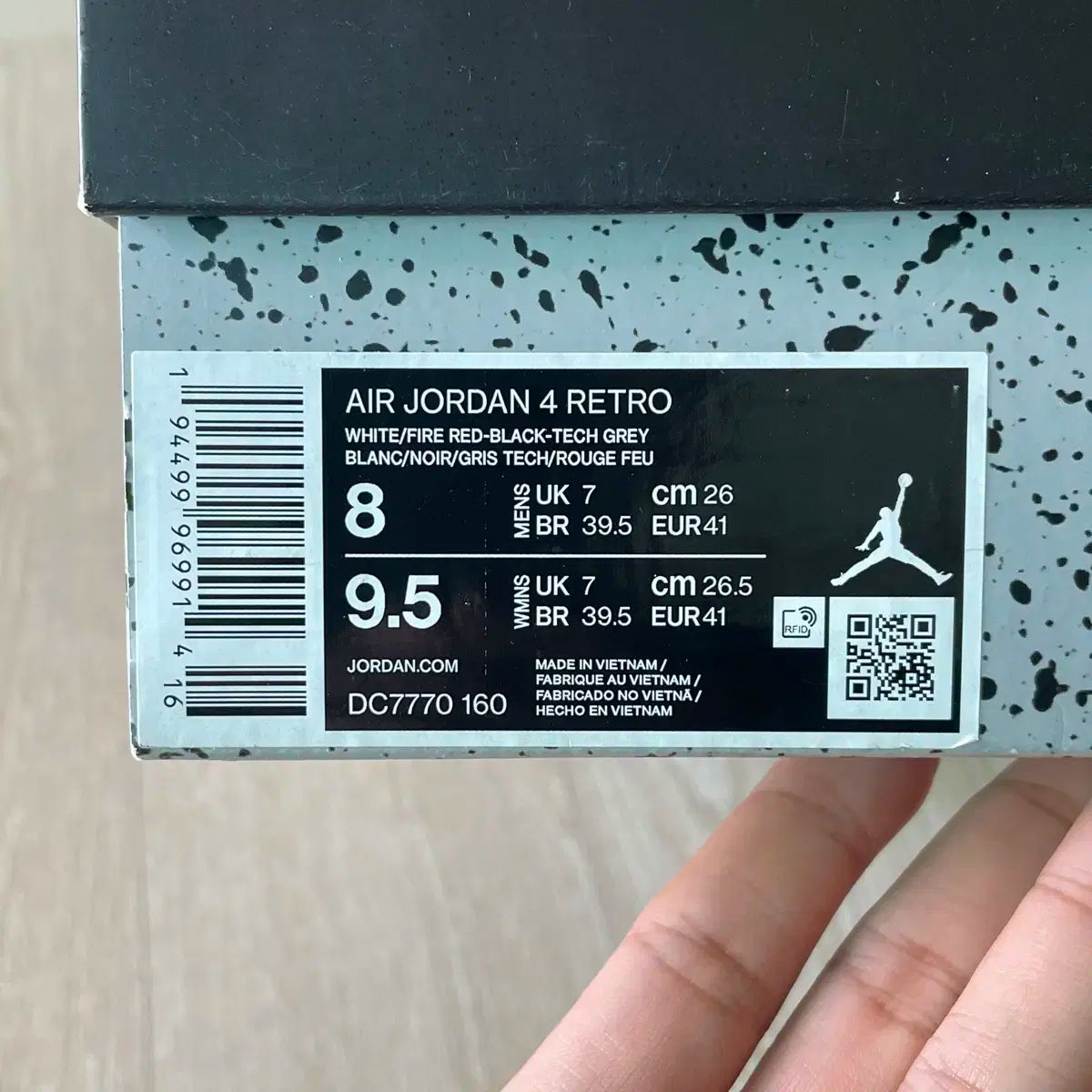 ☆関税込☆ジョーダン 4 ファイアレッド 2020 安全靴 ファスナー☆大人気☆