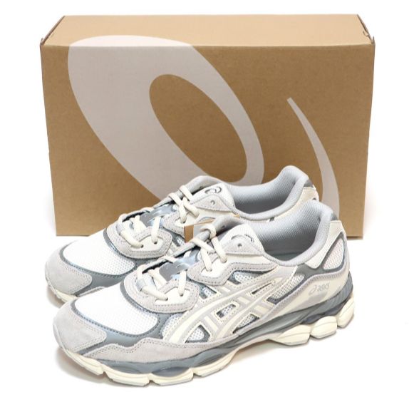 asics アシックス サイズ 28cm | GEL-NYC OYSTER GREY 1201A789-103 | ゲル エヌワイシー | クリーム オイスターグレー |ローカット スニーカー シューズ 靴 メンズ