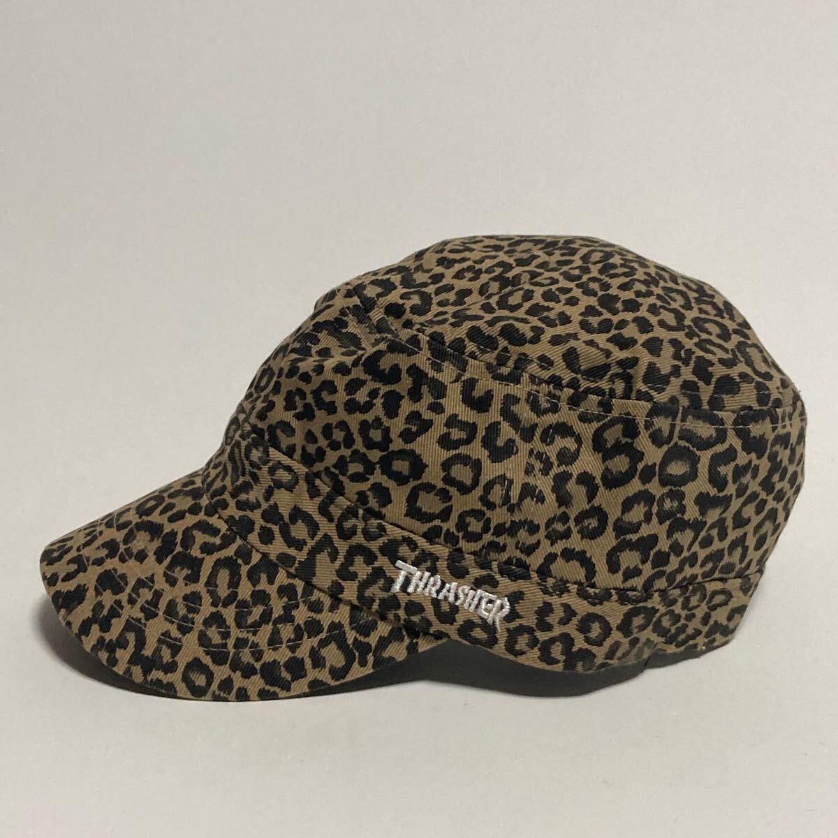THRASHER ☆ レオパード ワーク キャップ コットン 57cm