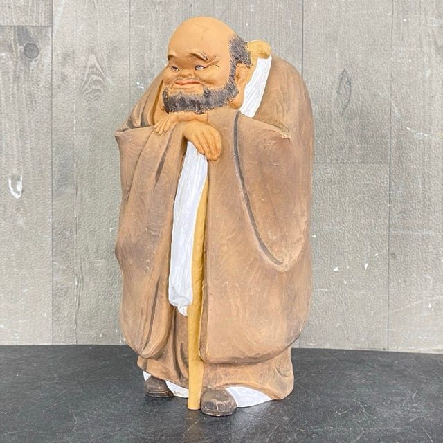 博多人形 中村衍涯 作 布袋像 【中古】なかむらえんがい 置物 伝統工芸