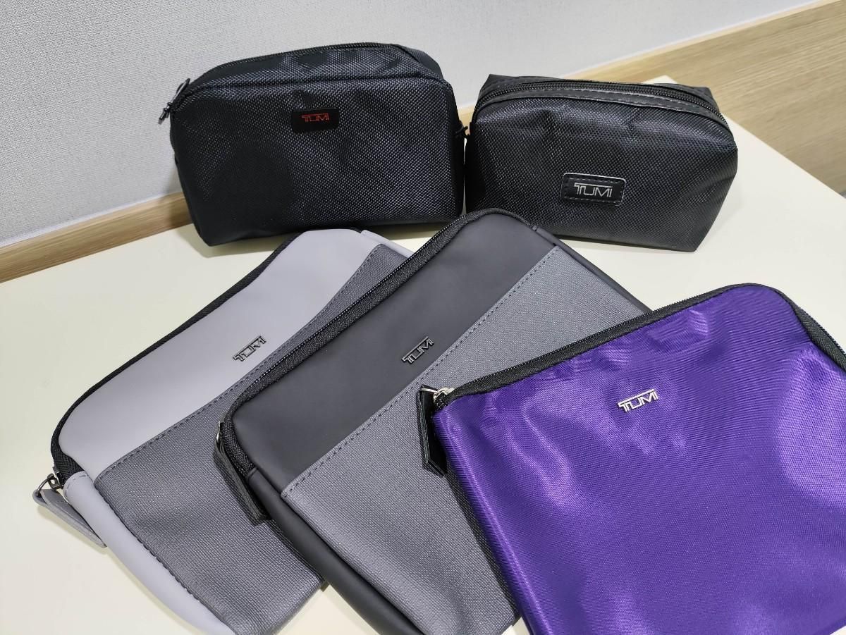 【雷市場（ポンジャン）商品韓国直送】Tumi(トゥミ) Tumi デルタ航空 ポーチ 5 種
