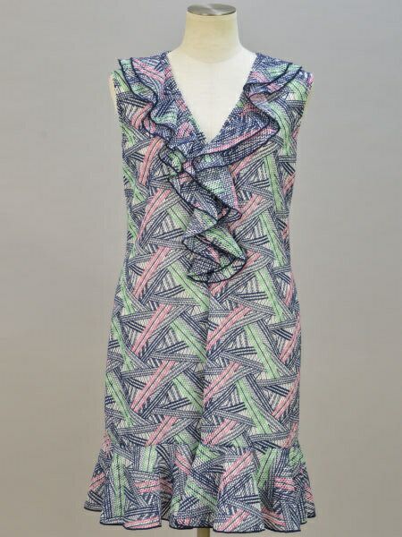 ヴィヴィアンタム VIVIENNE TAM メッシュ×刺繍 ノースリーブ