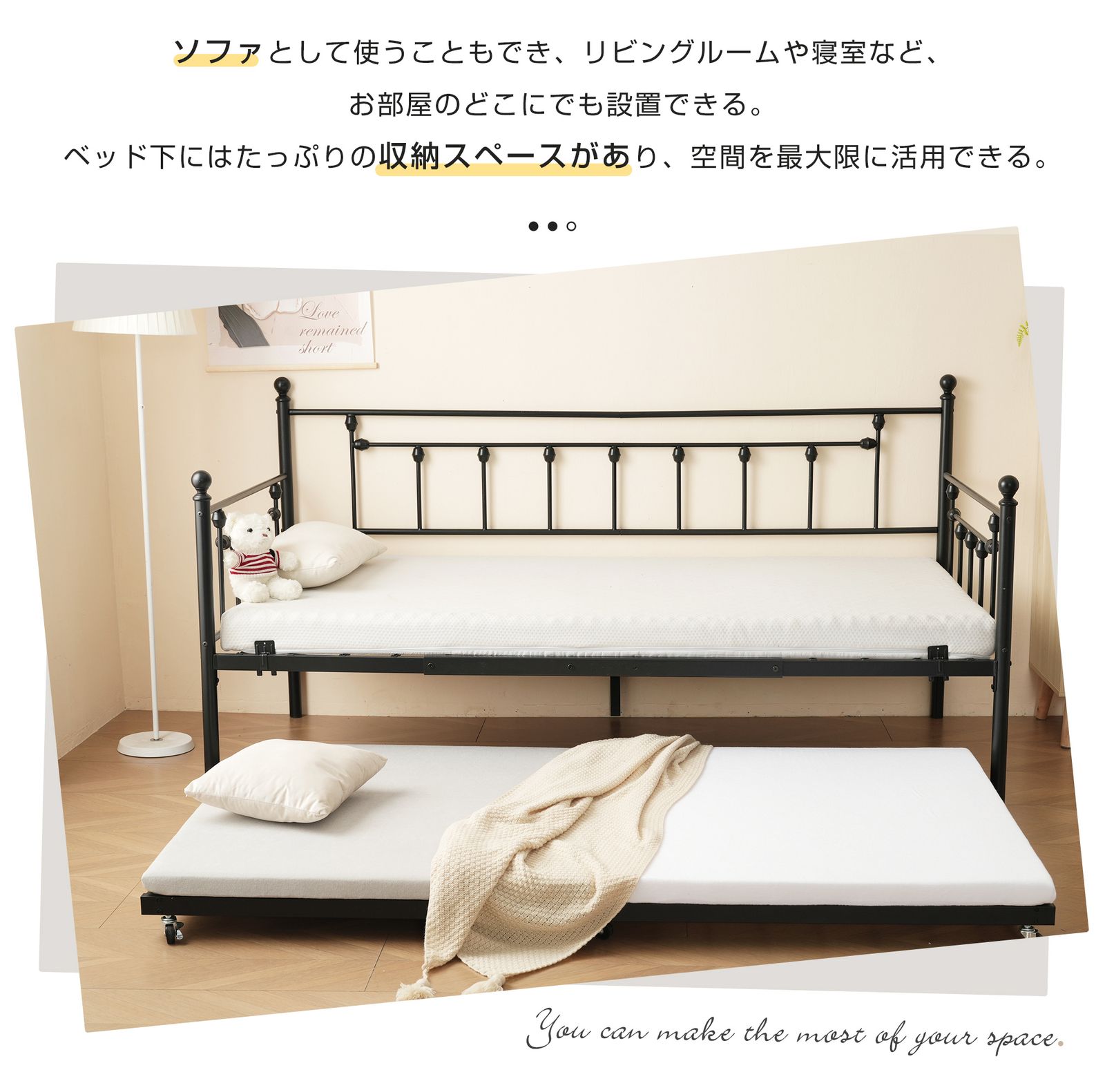 8月15日再入荷予定」ベッドフレーム 「新入荷」全新品 親子ベッド 二段 